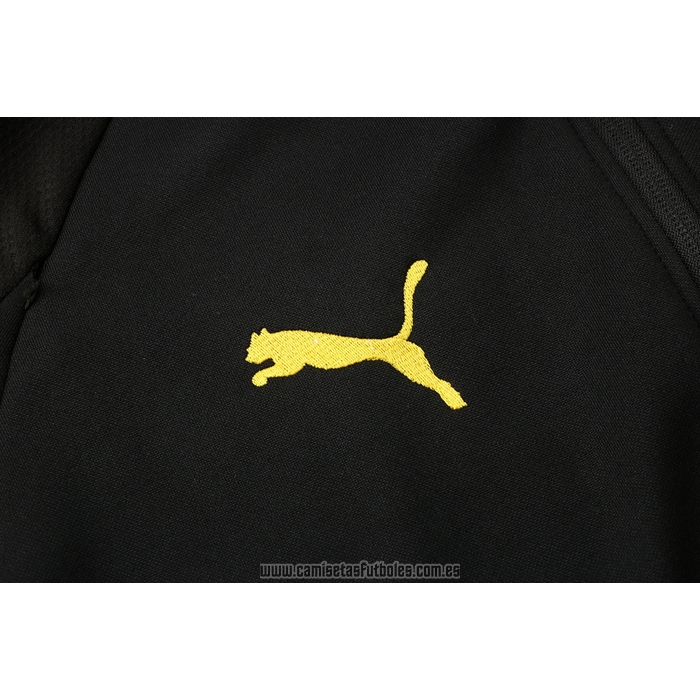 Chaqueta con Capucha del Borussia Dortmund 2021-2022 Negro